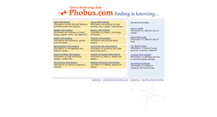 Desktop Screenshot of phobus.com